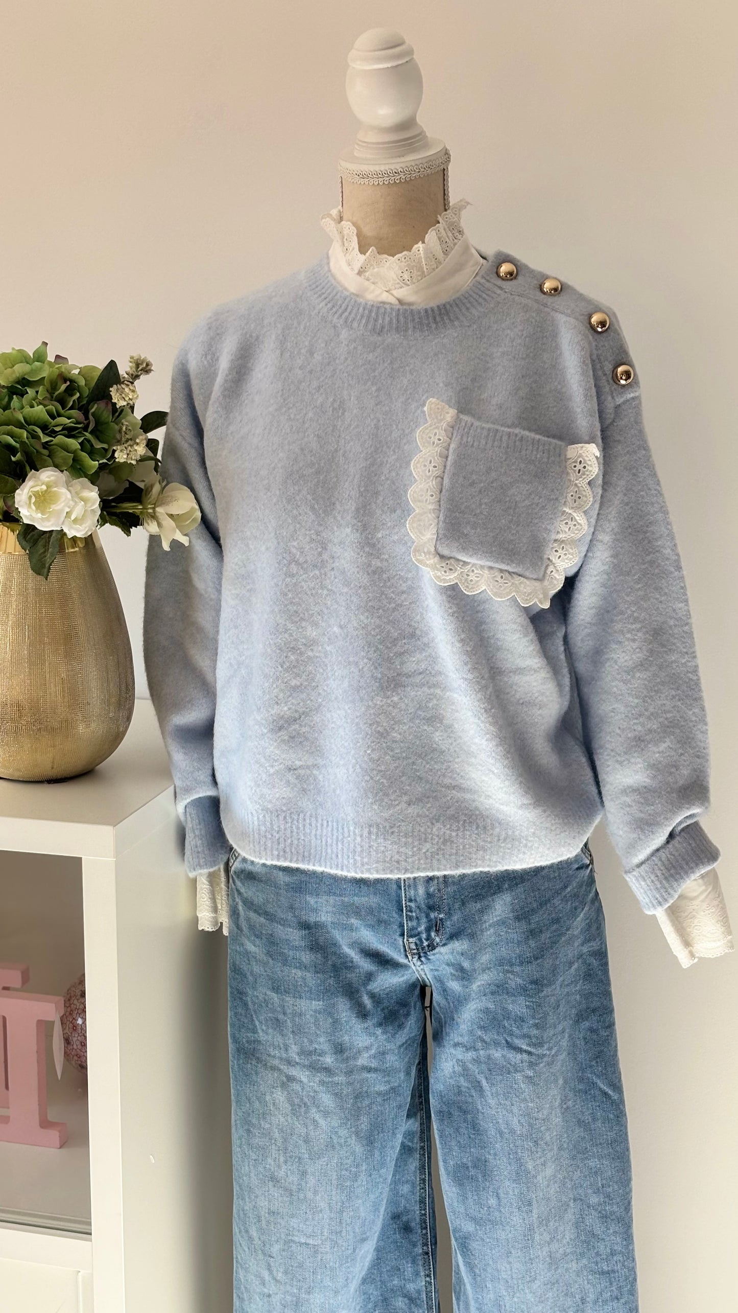 Jersey botones dorados