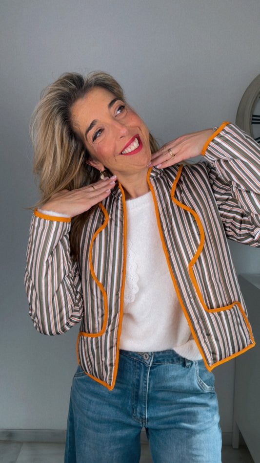 Chaqueta acolchada Verde