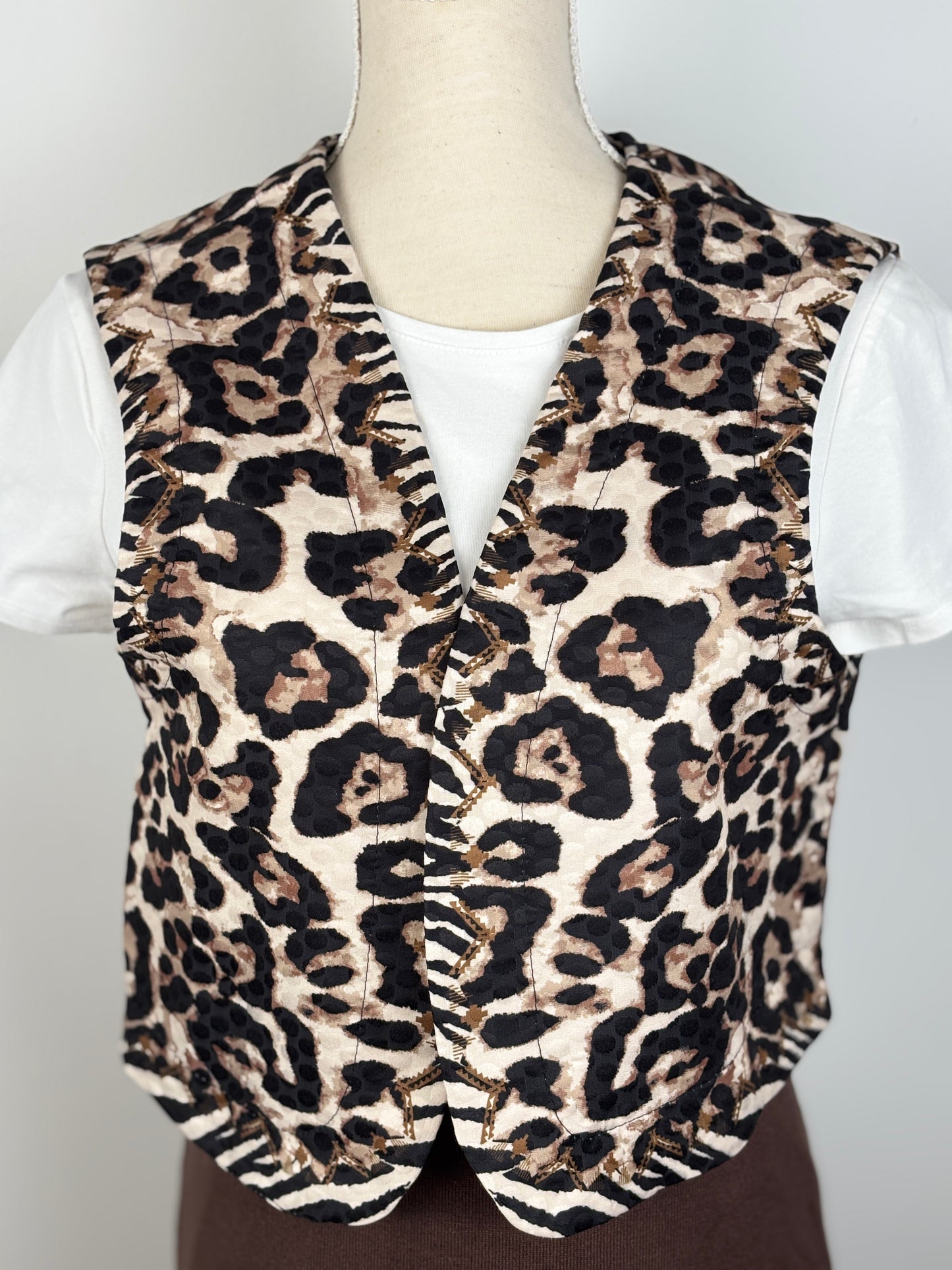 Chaleco animal print