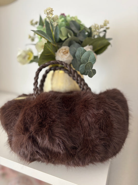 Bolso pelo marrón Kassandra