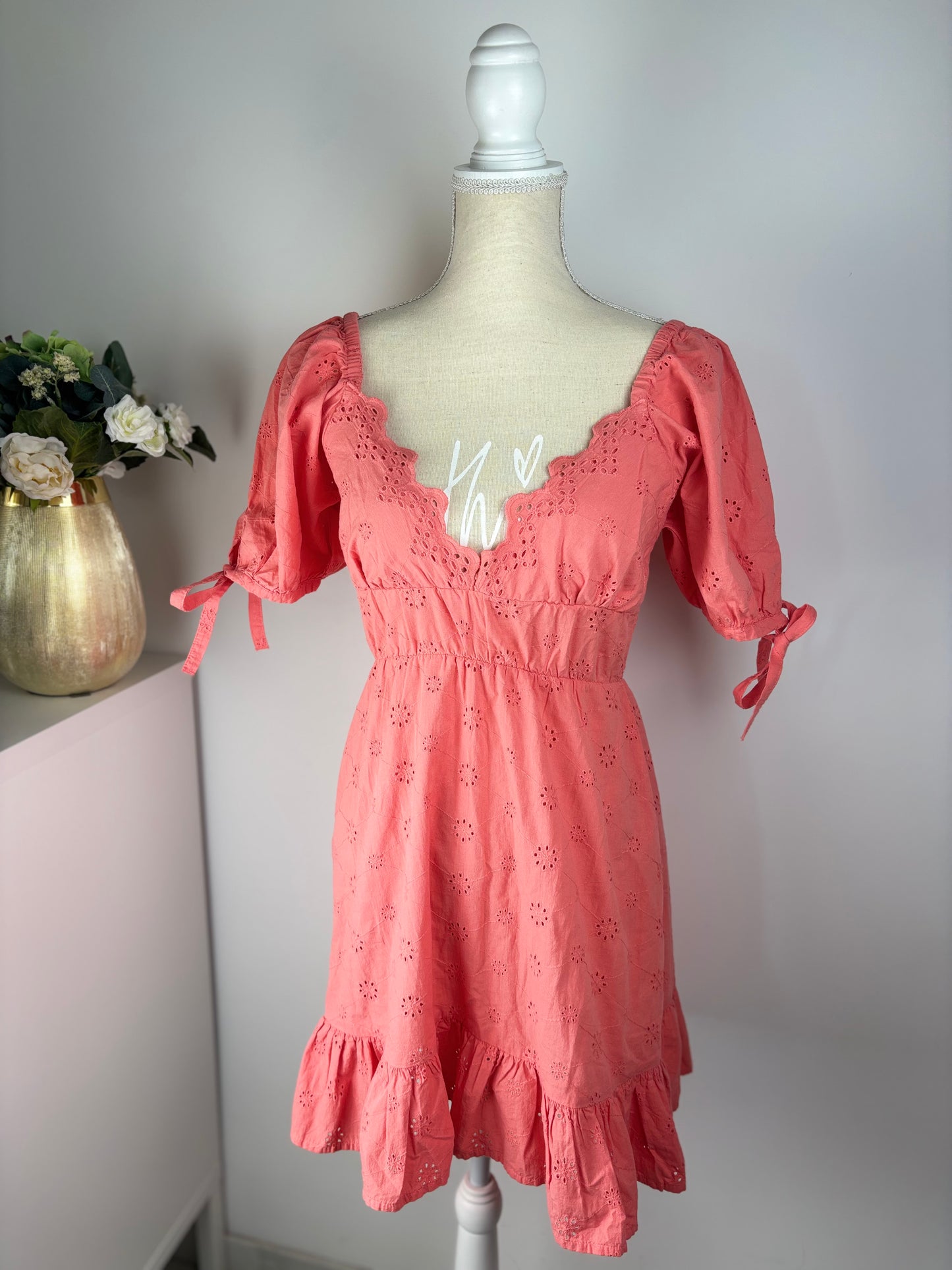 Vestido coral
