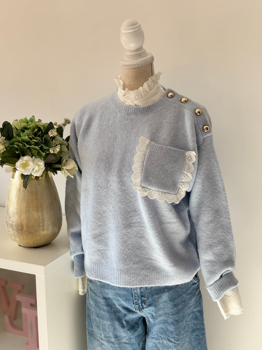 Jersey botones dorados