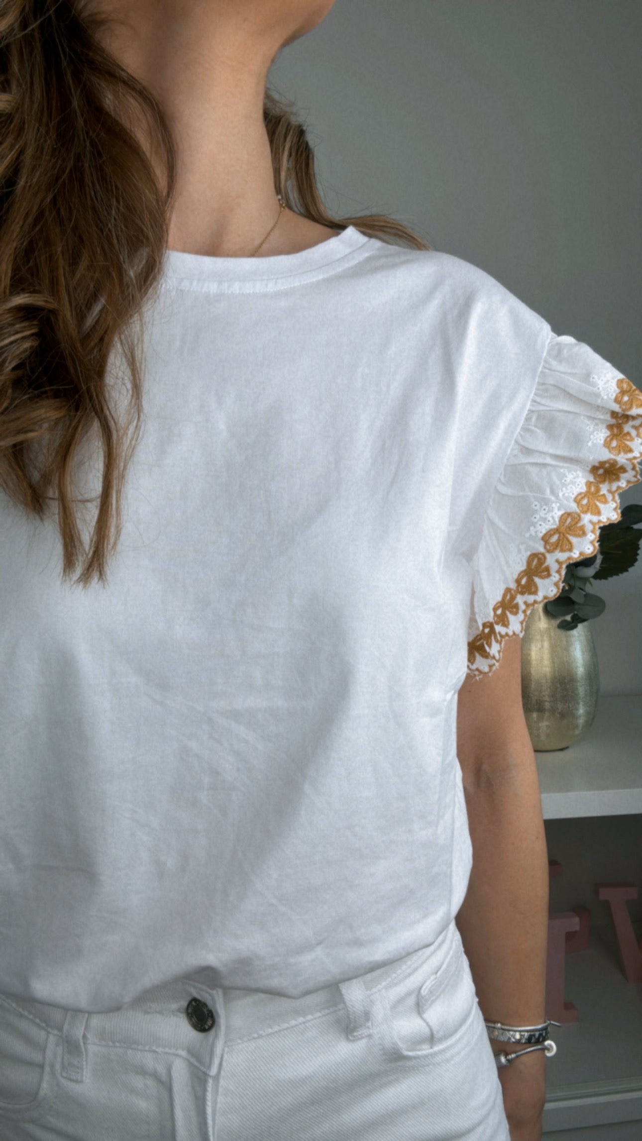 Camiseta manga corta volante África