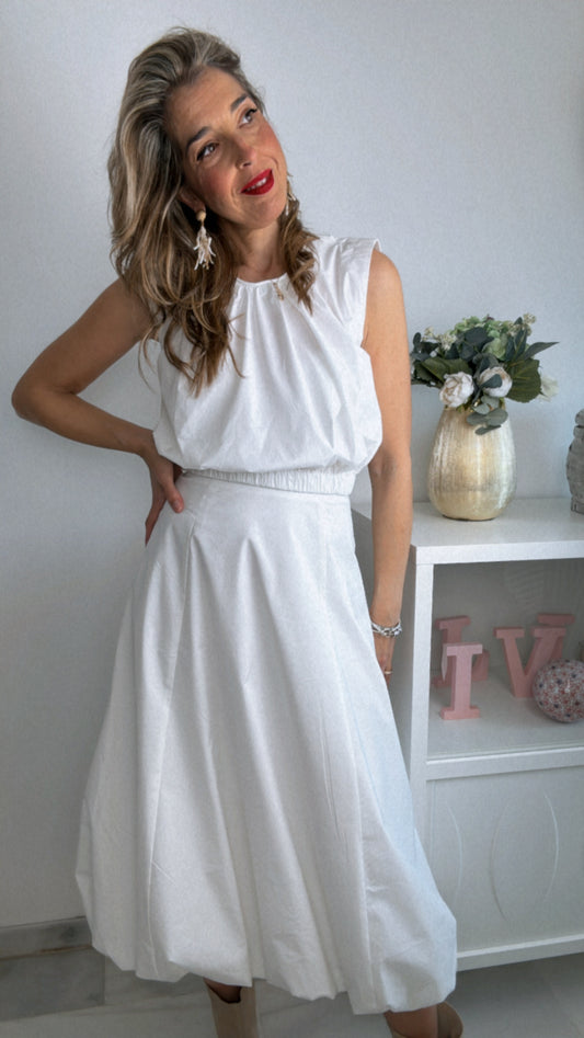 Conjunto globe blanco