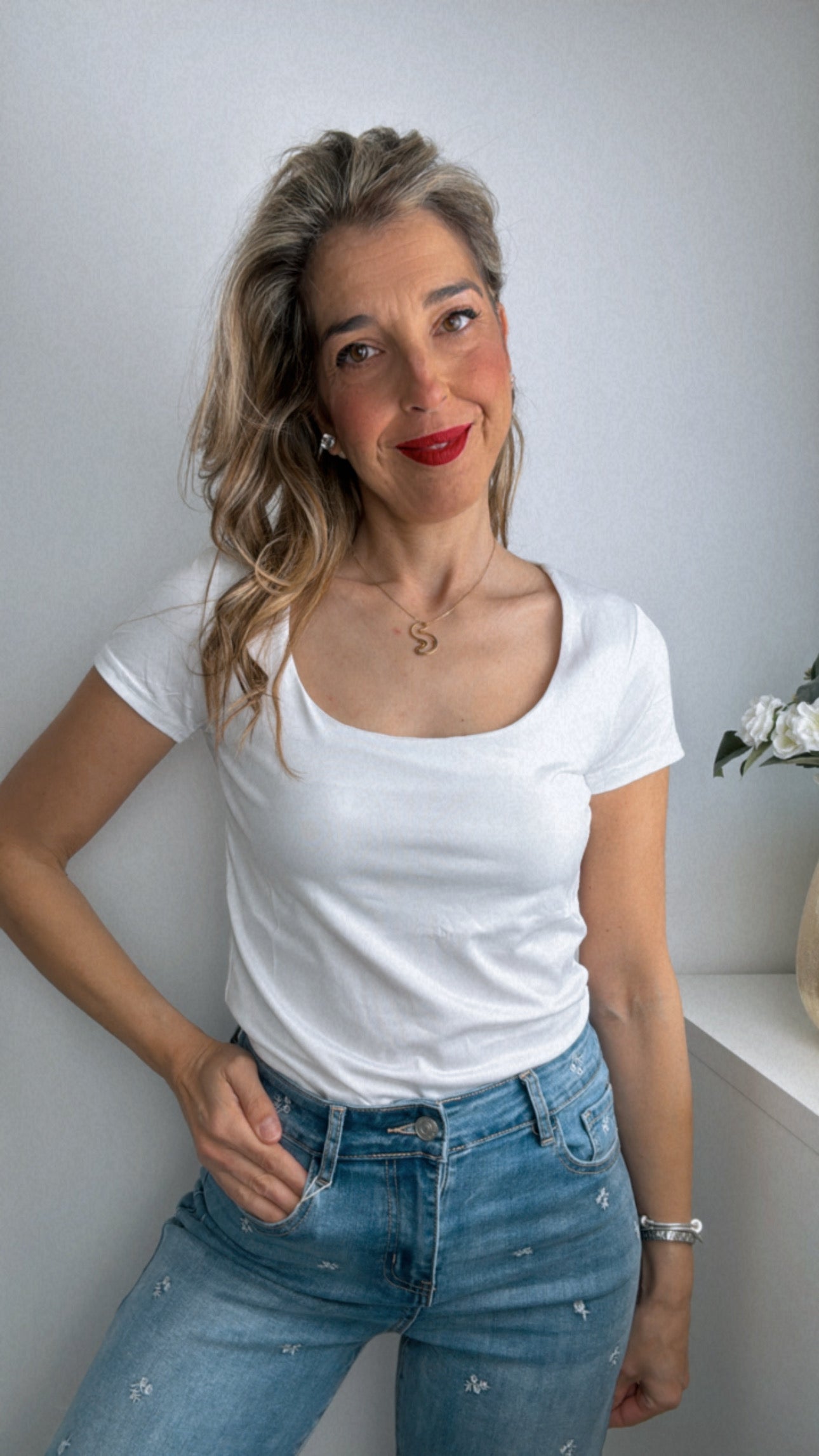 Camiseta elástica básica