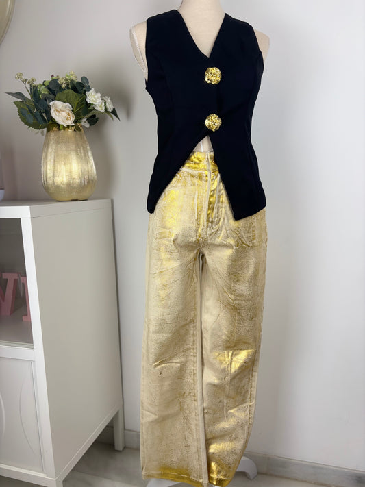 Pantalón dorado