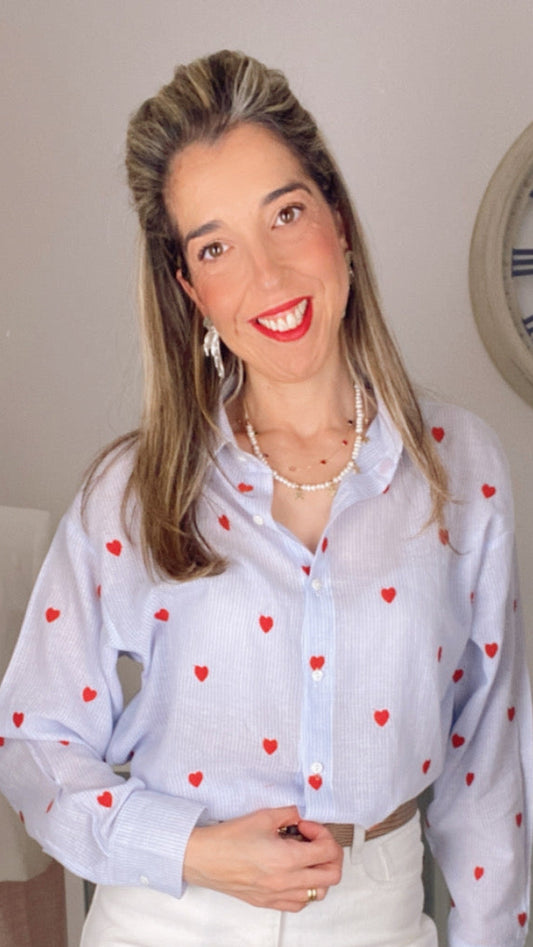 Camisa Cuore Azul