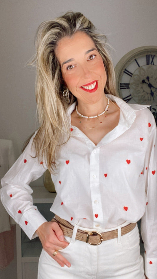 Camisa Cuore Blanca