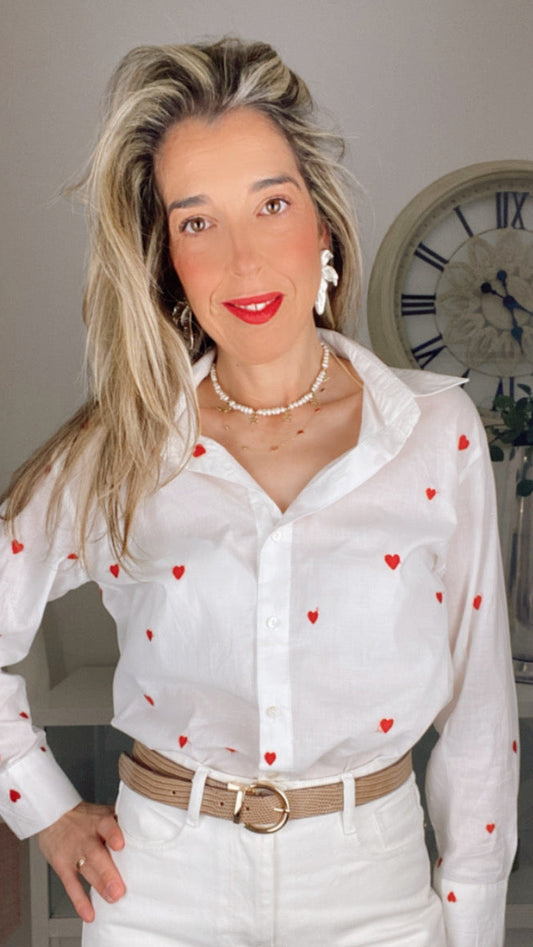 Camisa Cuore Blanca