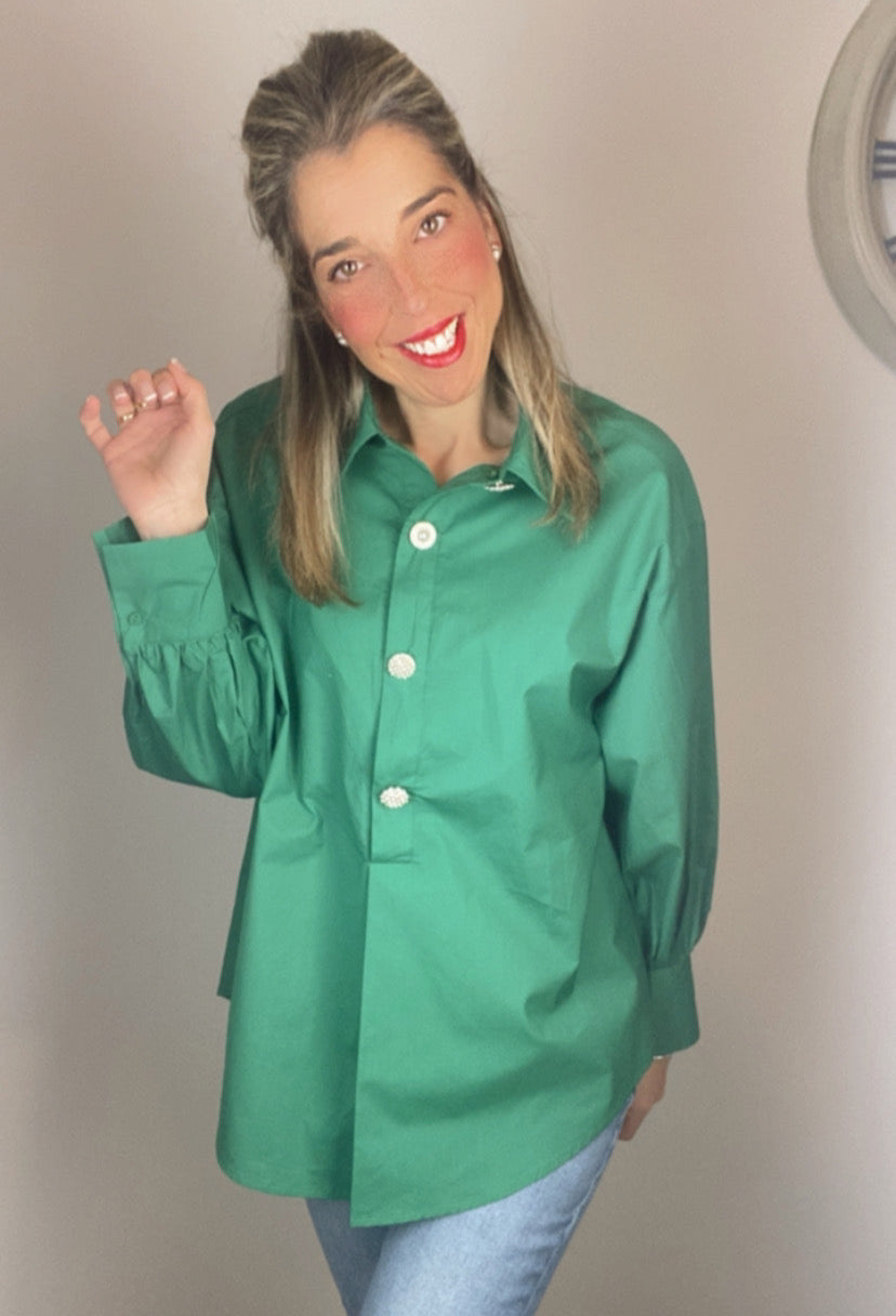 Camisa botón joya