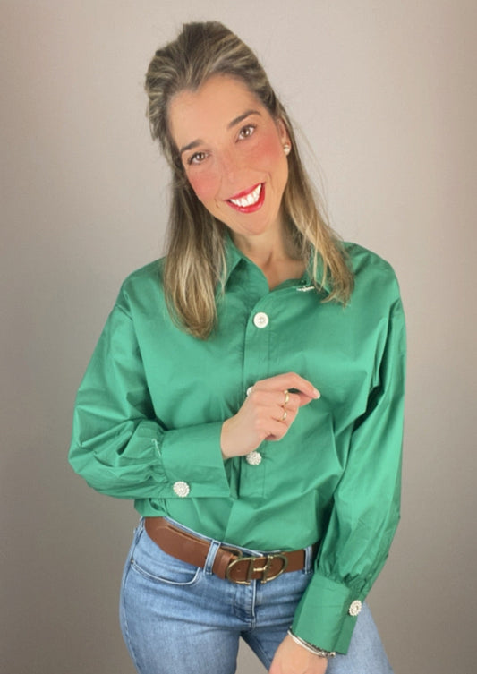 Camisa botón joya