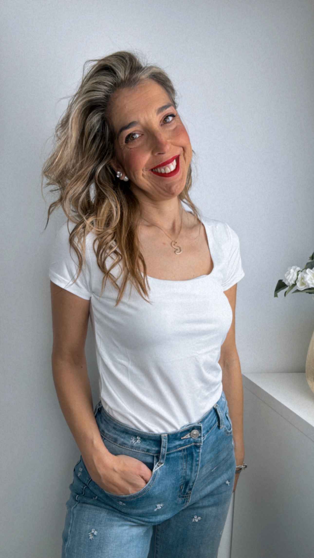 Camiseta elástica básica