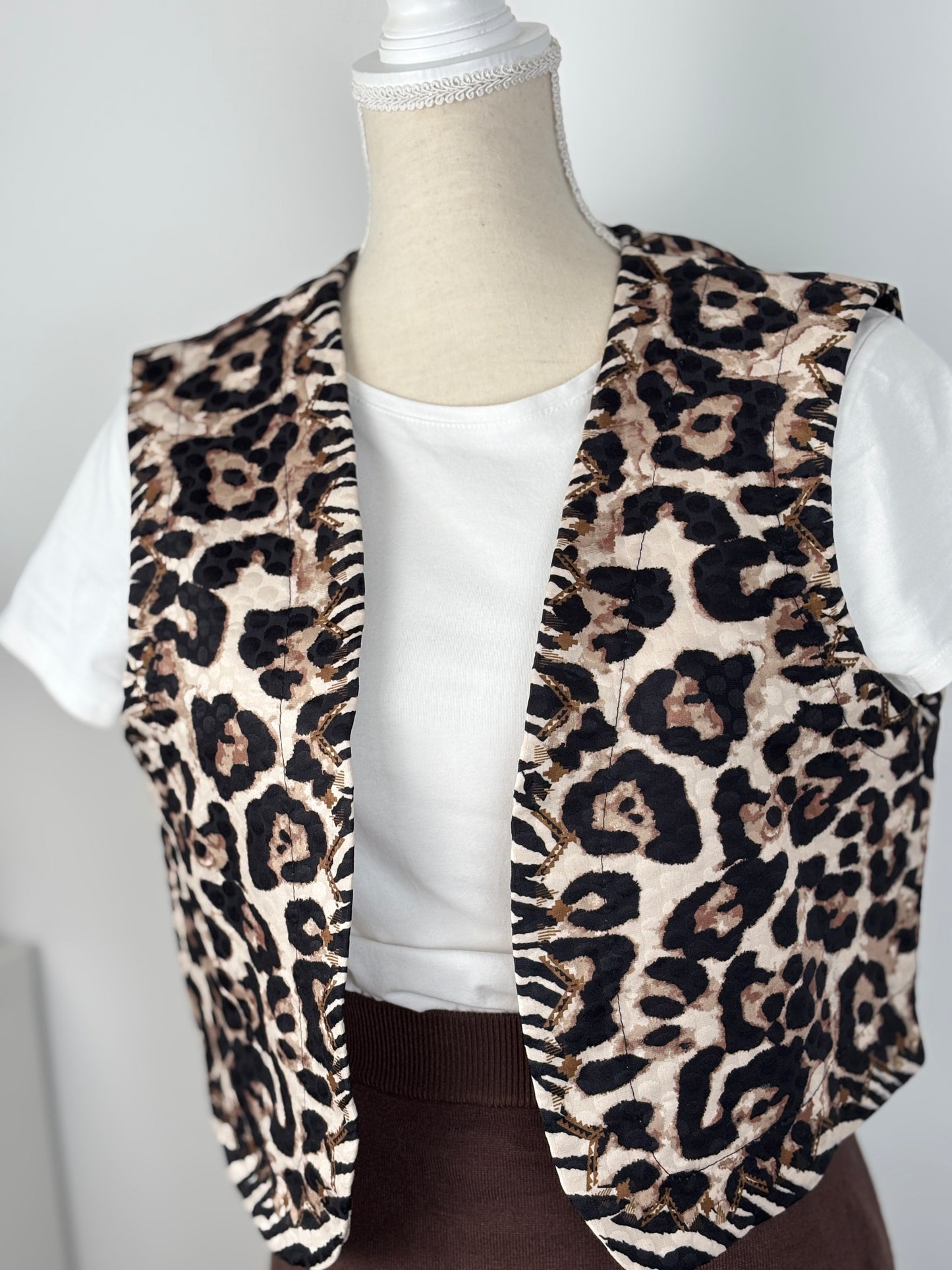 Chaleco animal print