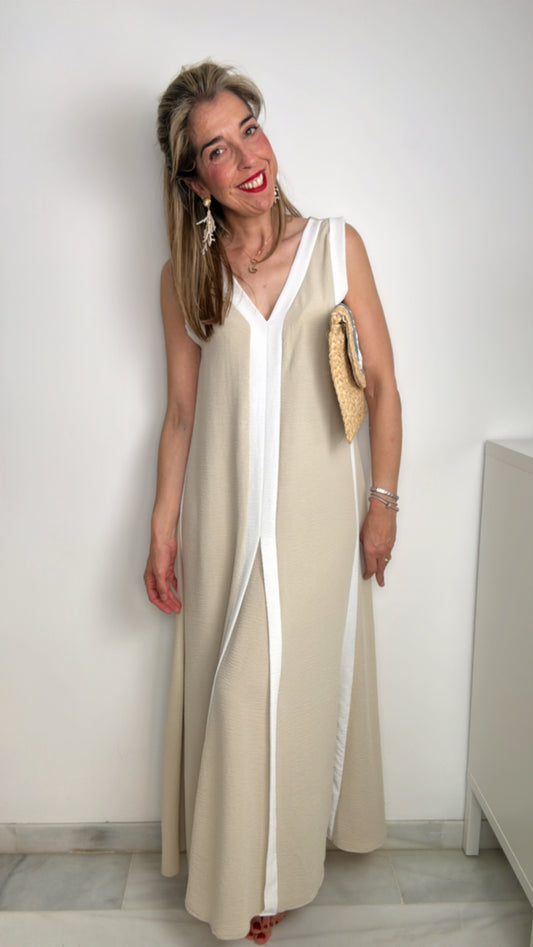 Vestido Cleo Beig