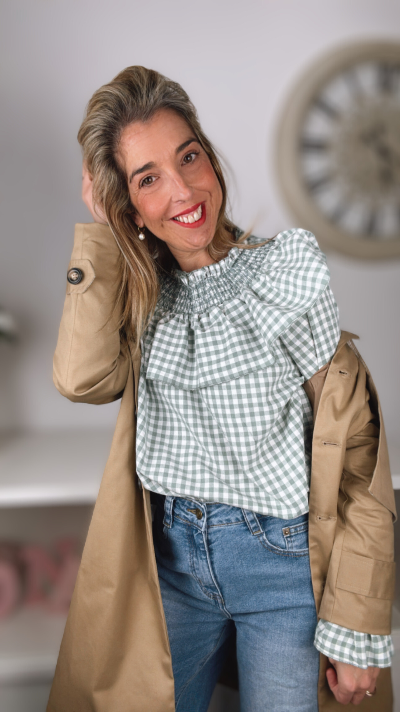 Blusa cuadro vichy