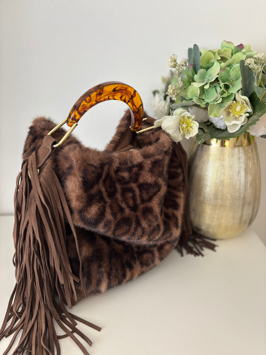 Bolso pelo print animal