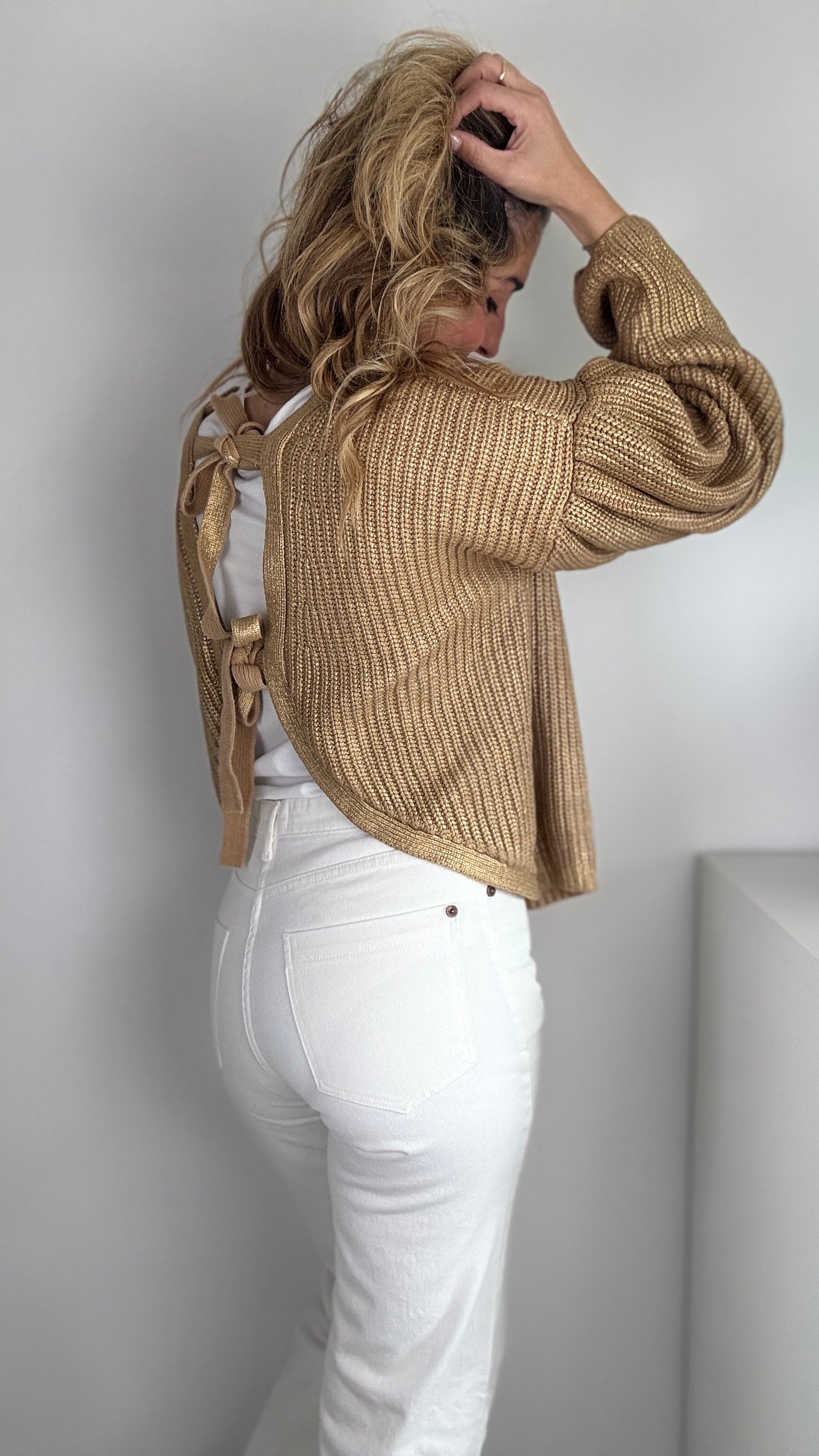 Jersey espalda abierta