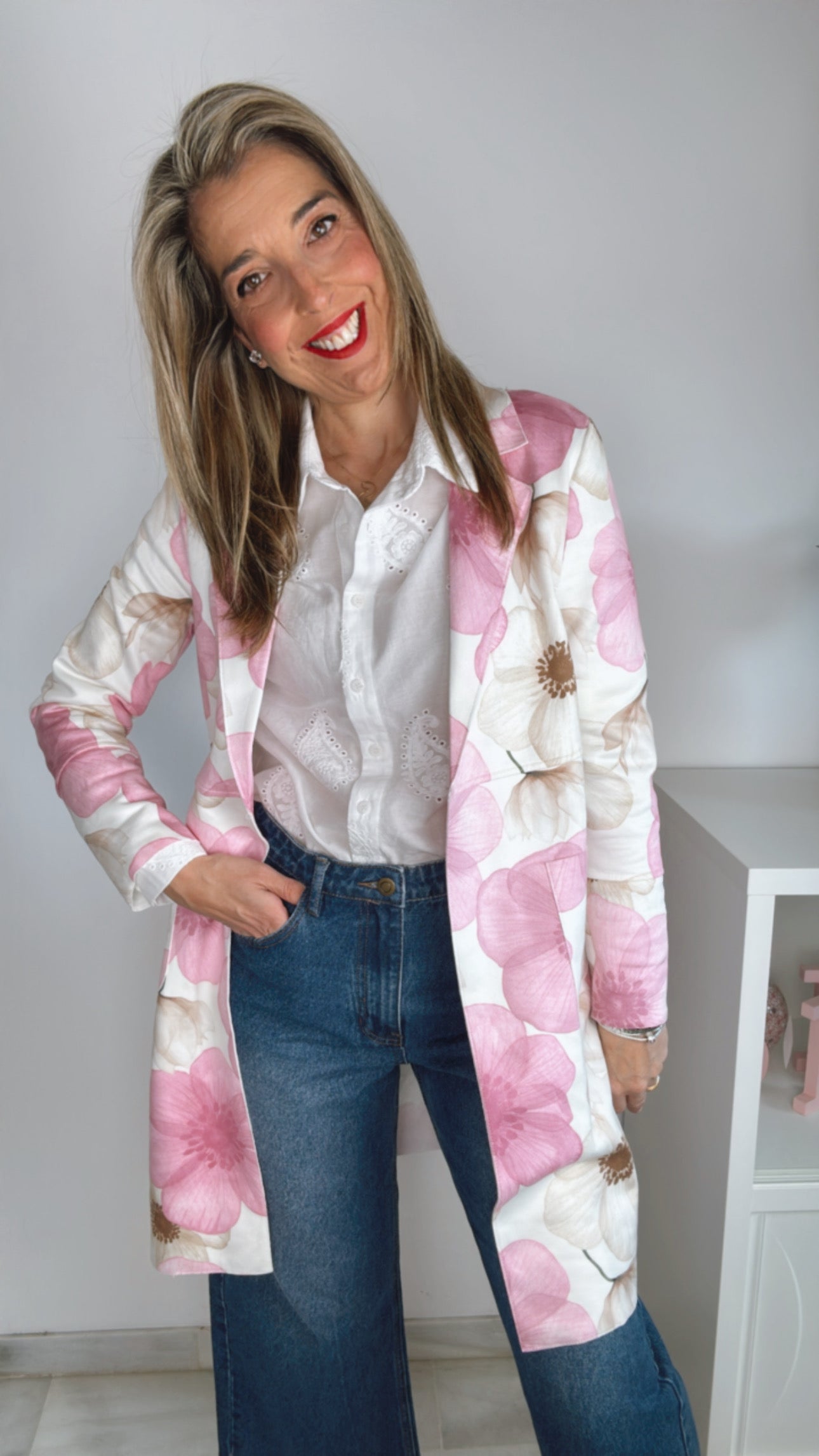 Chaqueta Verónica rosa