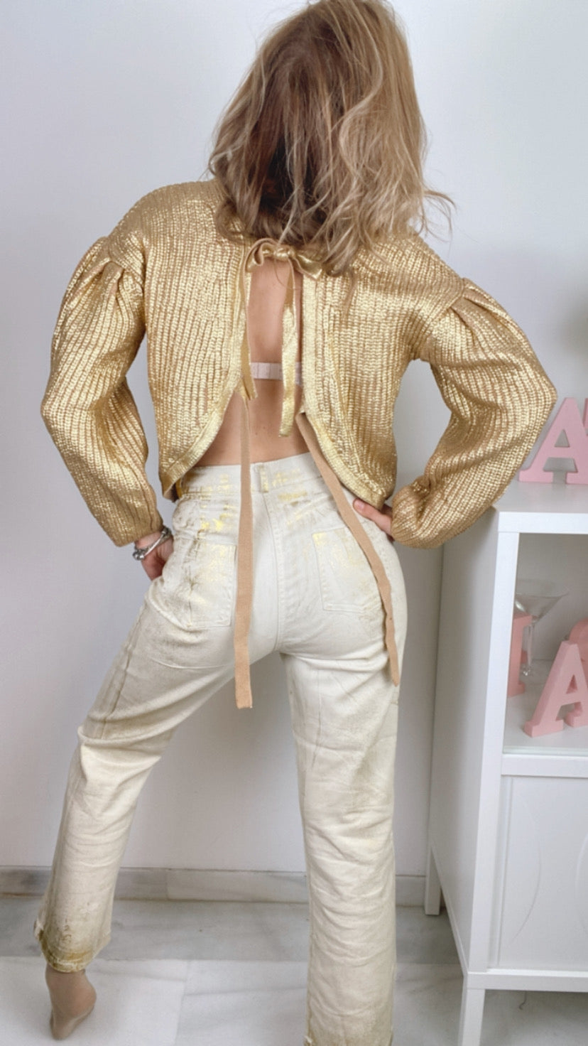 Jersey espalda abierta