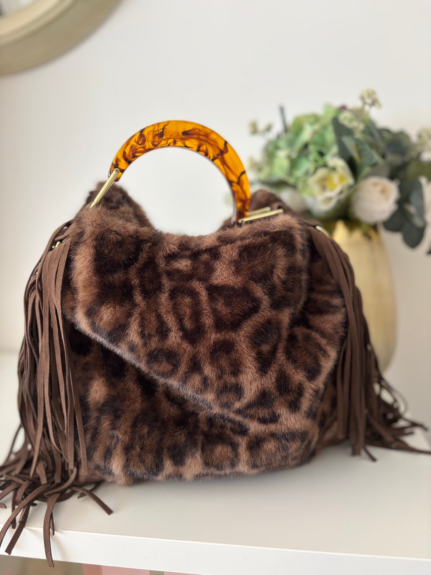 Bolso pelo print animal