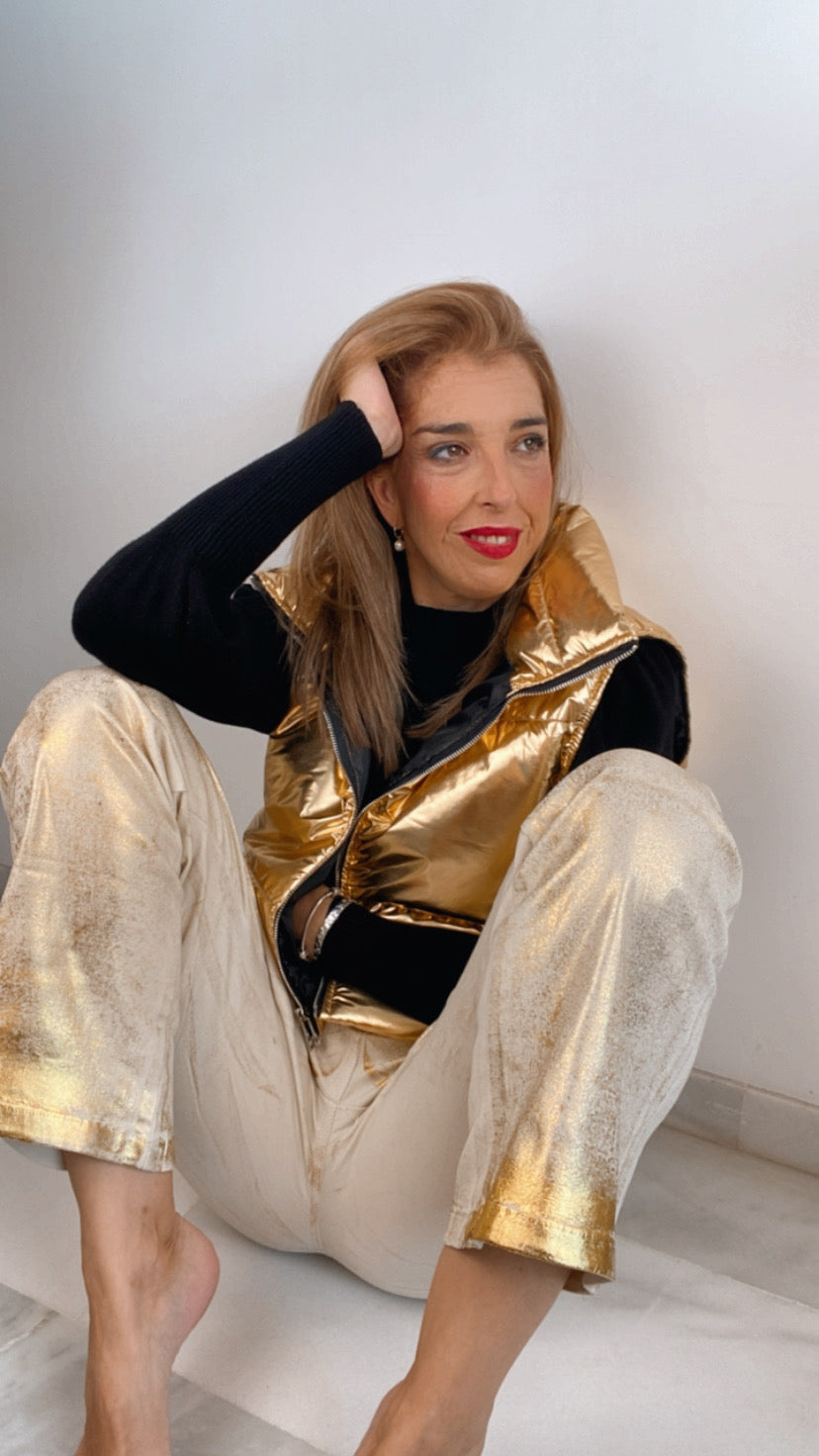 Pantalón dorado