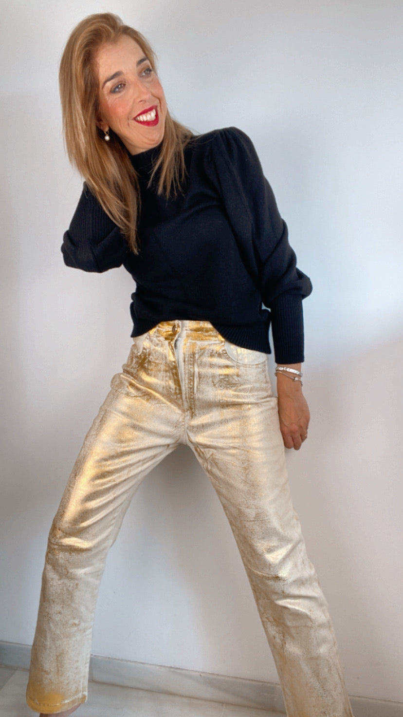 Pantalón dorado