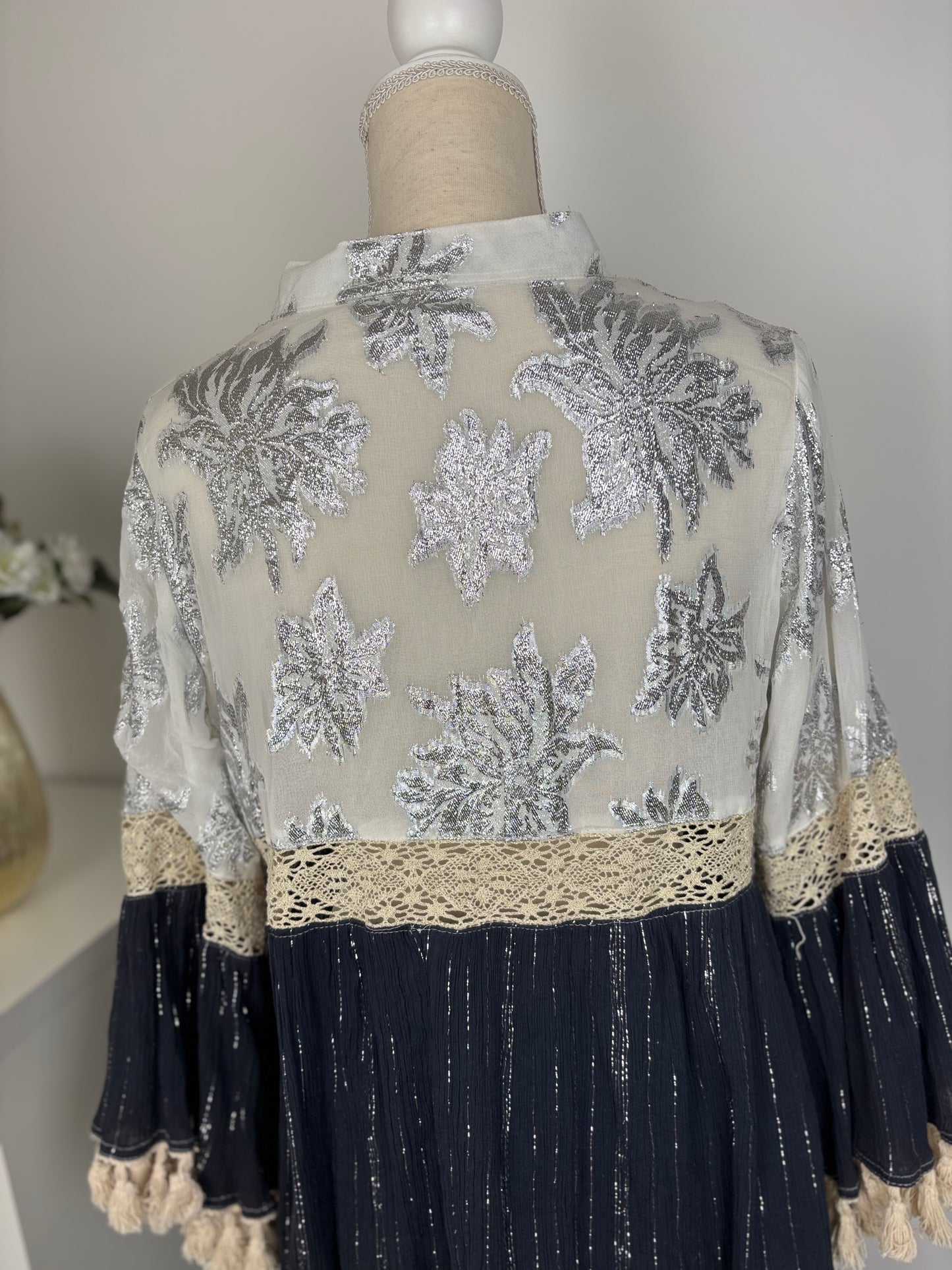Blusa negra boho