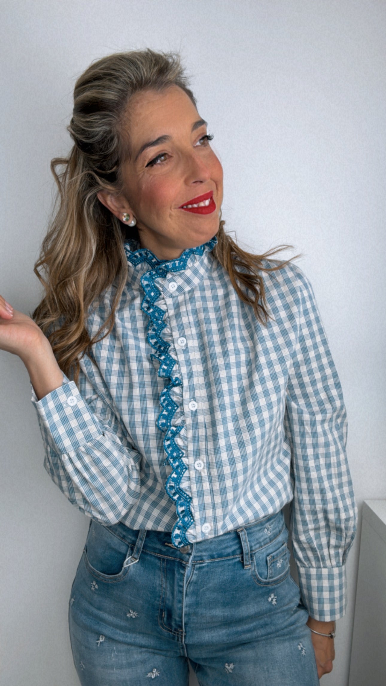 Camisa Tatiana  azul