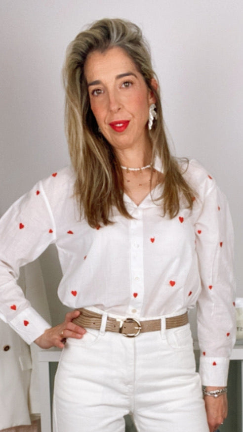 Camisa Cuore Blanca