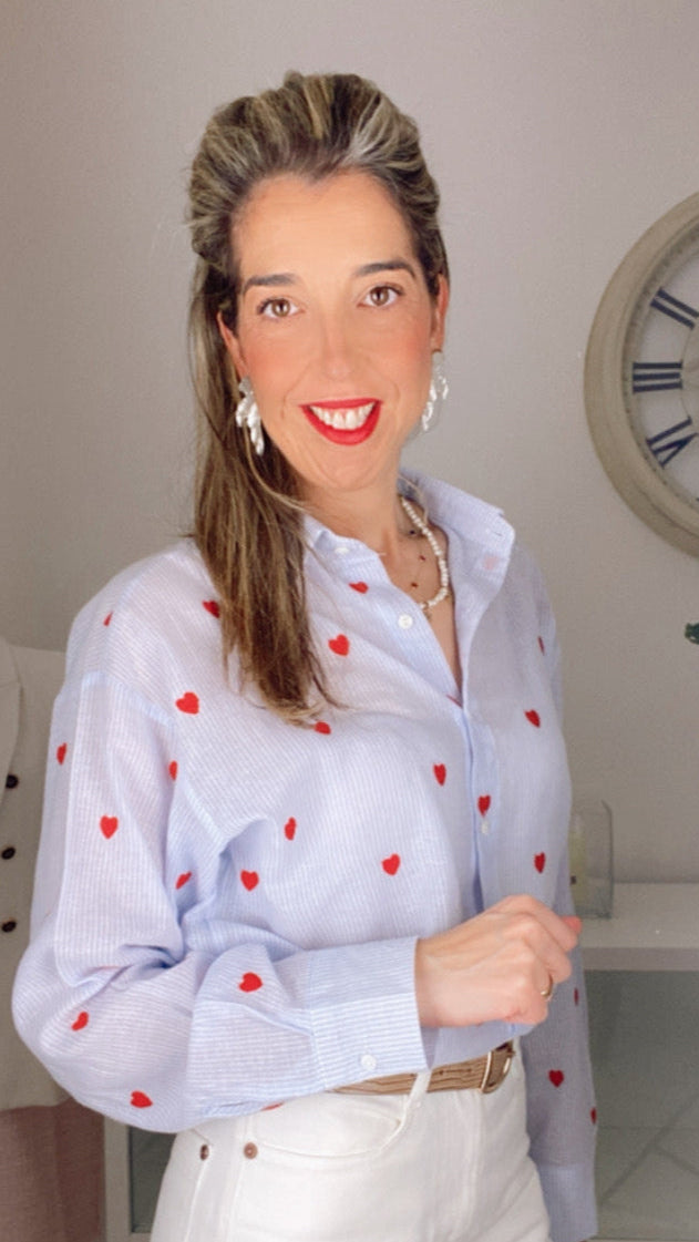 Camisa Cuore Azul