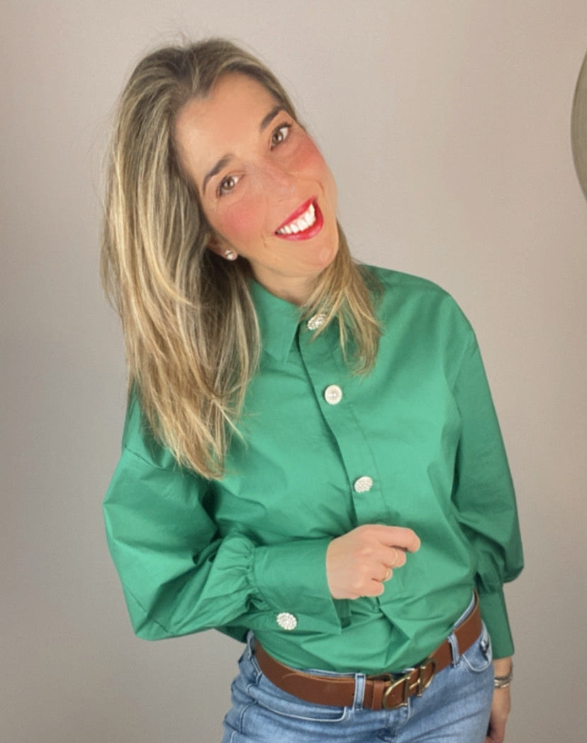 Camisa botón joya